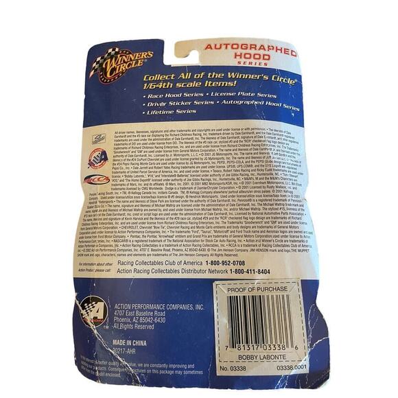 Nascar Winner's Circle Bobby Labonte Interstate Batteries CAR. The muppet show - Picture 2 of 2